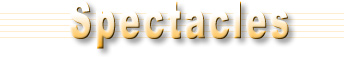 spectacles musicaux